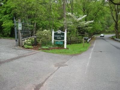Entrance to Leonard J. Buck Garden off Layton Road. Click for full size. Entrance to Leonard J. Buck Garden off Layton Road image. Click for full size.