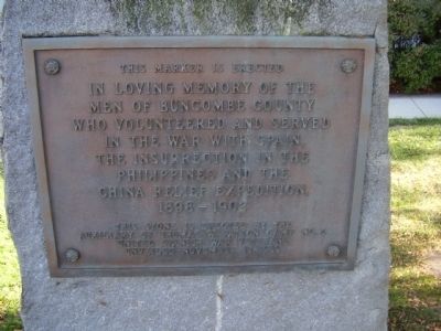 War with Spain Memorial. Click for full size. War with Spain Memorial image. Click for full size.