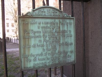 Paul Revere Buried in this Ground Marker. Click for full size. Paul Revere Buried in this Ground Marker image. Click for full size.