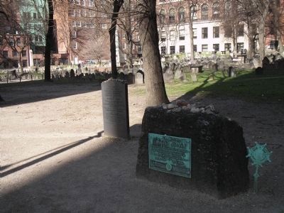 Marker in Granary Burying Ground image, Touch for more information