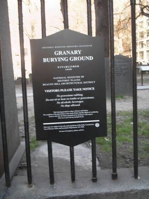 Granary Burying Ground image. Click for full size.