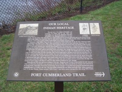 Our Local Indian Heritage Marker image. Click for full size.