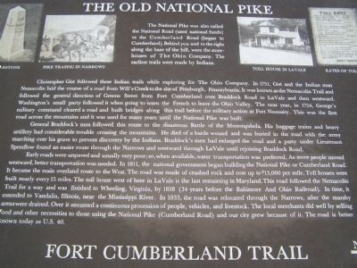 The Old National Pike Marker. Click for full size. The Old National Pike Marker image. Click for full size.