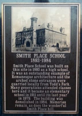 Smith Place School Marker image. Click for full size.