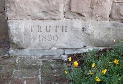 First Unitarian Church of Oakland - Cornerstone image. Click for full size.