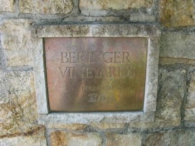Beringer Vineyards Founded 1876 image. Click for full size.