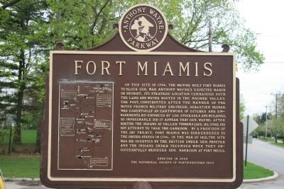 Fort Miamis Marker image. Click for full size.