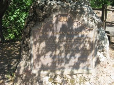 Site of Younts Blockhouse Marker. Click for full size. Site of Younts Blockhouse Marker image. Click for full size.