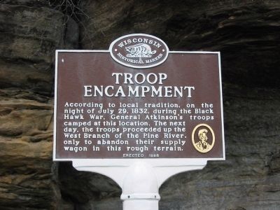 Troop Encampment Marker image. Click for full size.