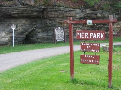 Pier Park Sign image. Click for full size.