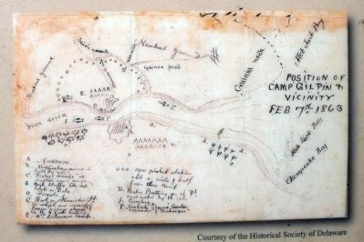 Position of Camp Gilpin & Vicinity, Feb 7, 1863. image. Click for full size.