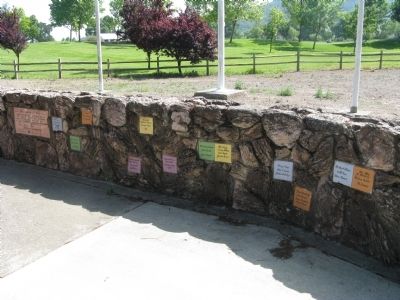 Stone Wall at Marker Location image. Click for full size.