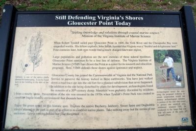 Still Defending Virginia’s Shores Marker. Click for full size. Still Defending Virginia’s Shores Marker image. Click for full size.