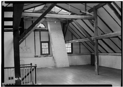 Interior of Attic, Westervelt House image. Click for full size.