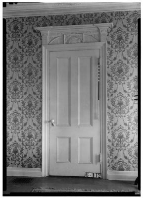Living room door, De Mott – Westervelt House image. Click for full size.