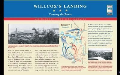 Wilcoxs Landing Marker PDF. image. Click for full size.