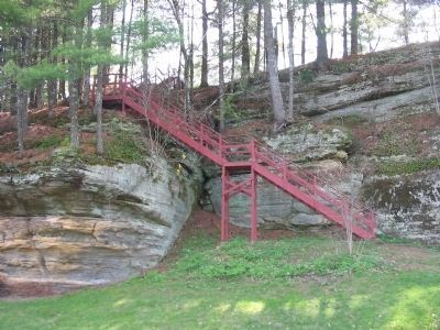 Nearby Stairs Along Ridge. Click for full size. Nearby Stairs Along Ridge image. Click for full size.