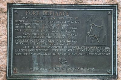 Fort Defiance Marker image. Click for full size.