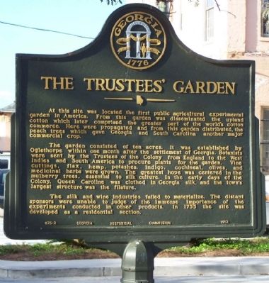 The Trustees' Garden Marker image. Click for full size.