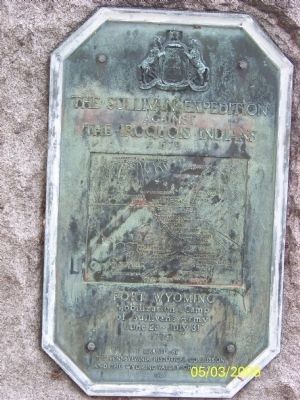 The Sullivan Expedition against the Iroquois Indians Marker. Click for full size. The Sullivan Expedition against the Iroquois Indians Marker image. Click for full size.