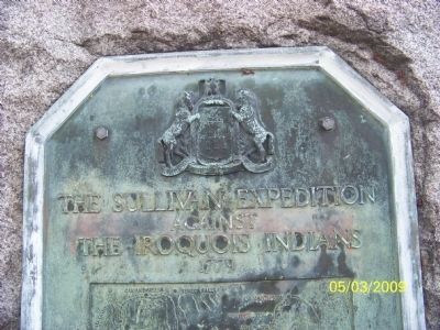 The Sullivan Expedition against the Iroquois Indians Marker. Click for full size. The Sullivan Expedition against the Iroquois Indians Marker image. Click for full size.