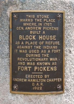 Fort Pickens Marker. Click for full size. Fort Pickens Marker image. Click for full size.