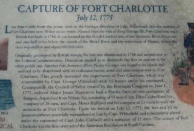 Capture of Fort Charlotte Marker. Click for full size. Capture of Fort Charlotte Marker image. Click for full size.