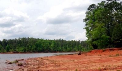 Waters of Lake Thurmond -<br>Shoreline Affected by Drought image. Click for full size.