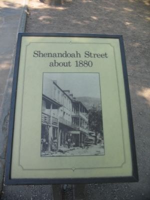 Shenandoah Street about 1880 Marker image. Click for full size.