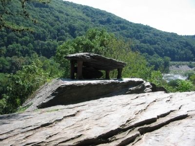Jefferson Rock. Click for full size. Jefferson Rock image. Click for full size.