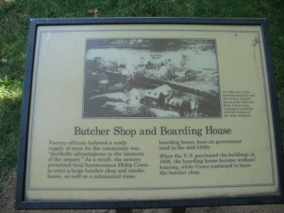 Butcher Shop and Boarding House Marker image. Click for full size.