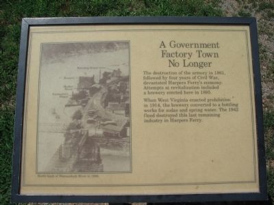 A Government Factory Town No Longer Marker image. Click for full size.