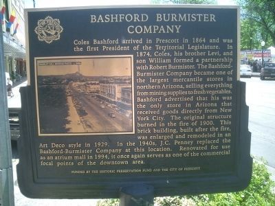 Bashford Burmister Company Marker image. Click for full size.