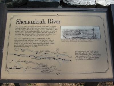 Shenandoah River Marker. Click for full size. Shenandoah River Marker image. Click for full size.