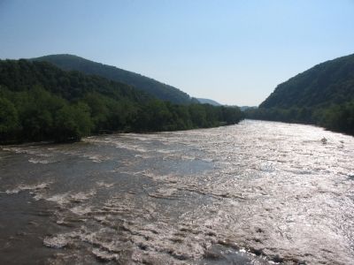 Shenandoah River at Virginius Island. Click for full size. Shenandoah River at Virginius Island image. Click for full size.