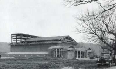 Construction of McAlister Auditorium image. Click for full size.