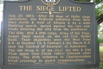 The Siege Lifted Marker. Click for full size. The Siege Lifted Marker image. Click for full size.