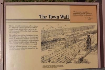 The Town Wall, an additional marker image. Click for full size.