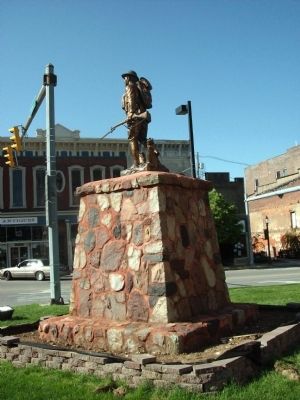 Right Back View - - The Spirit of the American Doughboy. Click for full size. Right Back View - - The Spirit of the American Doughboy image. Click for full size.