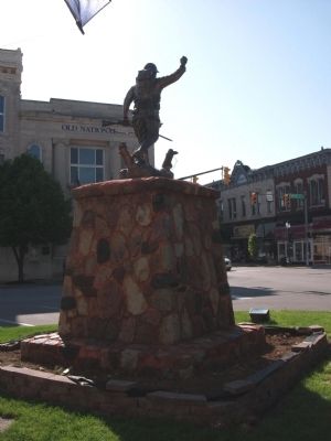 Left Back View - - The Spirit of the American Doughboy. Click for full size. Left Back View - - The Spirit of the American Doughboy image. Click for full size.