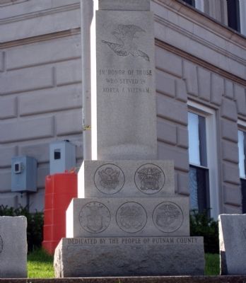 Korean and Vietnam War Memorial Marker image. Click for full size.