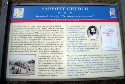Sappony Church CWT Marker image. Click for full size.