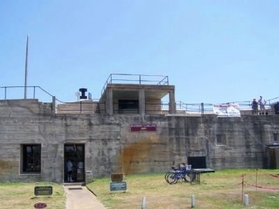 Fort Screven Battery Garland as seen today. Click for full size. Fort Screven Battery Garland as seen today image. Click for full size.