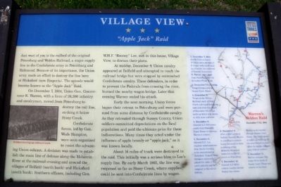 Village View CWT Marker. Click for full size. Village View CWT Marker image. Click for full size.