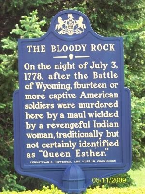 The Bloody Rock Marker image. Click for full size.