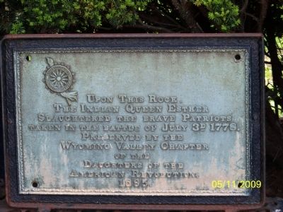 The Bloody Rock Marker image. Click for full size.