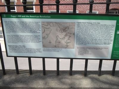 Copps Hill and the American Revolution Marker image. Click for full size.