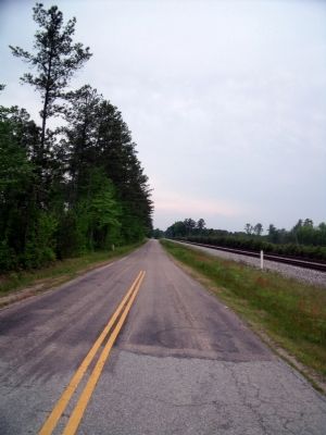 Old Halifax Road & RR. Click for full size. Old Halifax Road & RR image. Click for full size.