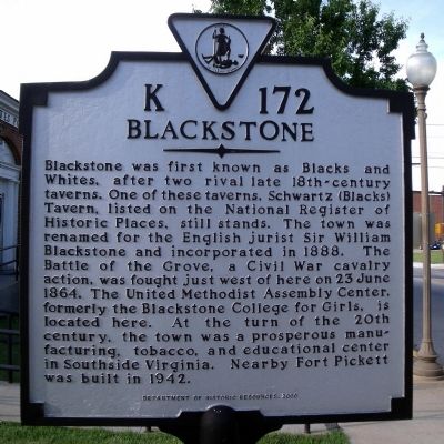 Blackstone Marker image. Click for full size.