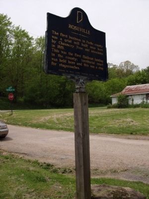 South View - - Roseville Marker. Click for full size. South View - - Roseville Marker image. Click for full size.